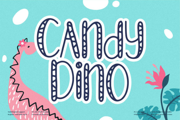Candy Dino: A Playful Font for Modern Design