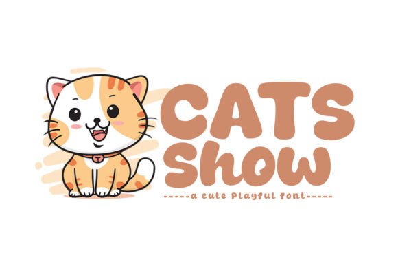 Cats Show: A Modern Display Font for Creative Projects