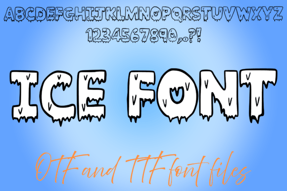 Ice: A Unique Display Font for Modern Design