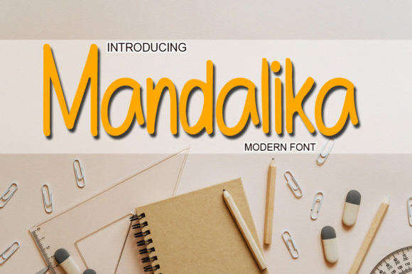 Mandalika: The Robotic Display Font for Modern Design