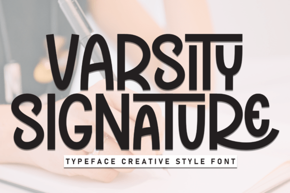 Varsity Signature: A Playful Handwritten Font for Modern Design