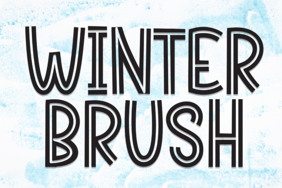 Winter Brush: Elevate Your Designs with Enchanting Typography